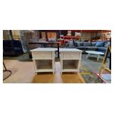 WHITE WOOD NIGHTSTANDS