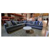 BLUE SECTIONAL SOFA