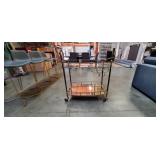 GOLD & MIRROR BAR CART