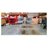 GREY & GOLD STOOLS