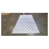 BLUE & WHITE OUTDOOR AREA RUG