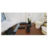 5PC-BLACK "GLOBAL VIEWS" DÉCOR ITEMS