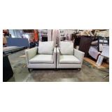 BONE GRAY "CAMERICH" SIDE CHAIRS