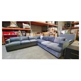 BLUE SECTIONAL SOFA