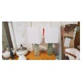 GLASS "TEXTURED" LAMPS