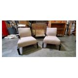 LIGHT TAN SIDE CHAIRS
