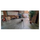 2PC-SILVER TRI-POD LAMPS