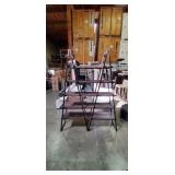 WOOD & METAL BOOKSHELF