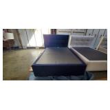 2PC-NAVY BLUE PROP FULL HDBRD & BXSPRNG
