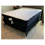 DOUBLE MATTRESS, BOXSPRING & RAILS