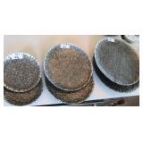 6PC METAL WALL DECO