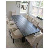 DINING ROOM TABLE/ 8 CHAIRS