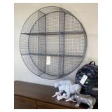 METAL WALL SHELVING