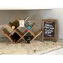 WOOD WINE HOLDER & WRITING BOARD