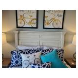 FULL WHITE HEADBOARD