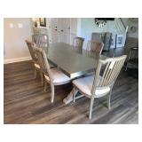 DINING TABLE W/ 6 CHAIRS