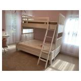 BUNK BEDS W/ TWIN & DOUBLE MATTRESS