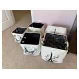 5PC STORAGE BINS