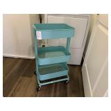 METAL CART W/ SHELVES