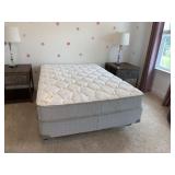 DOUBLE MATTRESS, BOXSPRING & RAILS