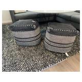 PATTTERNED POUFS