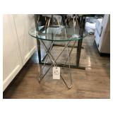 GLASS SIDE TABLE