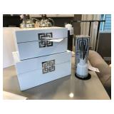 3PC DECO BOXES & REED DIFFUSER