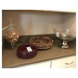 7PC VASES, WINE CORK DECO