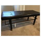"LEATHER" BENCH