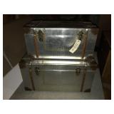 2PC METALLIC CHESTS