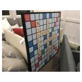 SCRABBLE WALL ART