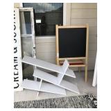 EASEL & WALL SHELF