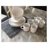 ASSORTED WHITE DISHES