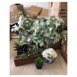 BOX OF ASSORTED GREENERY