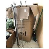 BOX OF ASSORTED CURTAIN RODS