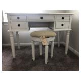 VANITY, MIRROR & STOOL