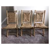 3PC FOLDING CHAIRS
