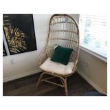 2PC ACCENT CHAIR & PILLOW