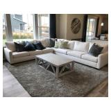 SECTIONAL COUCH W/ PILLOWS