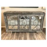 MIRRORED MEDIA CABINET