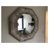 OCTAGON FRAMED MIRROR