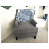 ARM CHAIR W/BLANKET