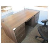 DESK & FILE CABINET