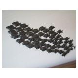 METAL FISH WALL ART