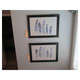2PC FRAMED WALL ART