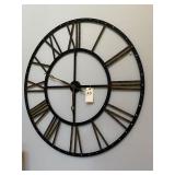 METAL CLOCK WALL DECO