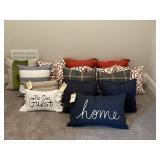 15PC ASST COLORS DECO PILLOWS