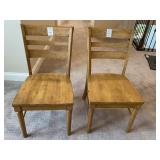 MAGNOLIA HOMES WOOD CHAIRS