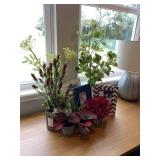 10PC ASST GREENERY & FRAMES