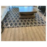 SURYA BLUE & BEIGE RUG